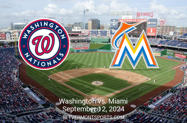 Clash at Nationals Park: Miami Marlins Take on Washington Nationals on September 12, 2024